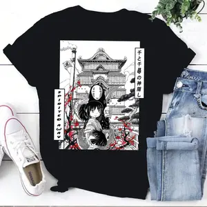 Spirited Away 25th Anniversary Shirt - Vintage Anime Tee, Studio Ghibli Aesthetic, Chihiro Graphic, TikTok Viral Outfit