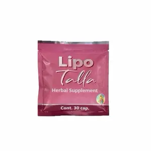 LipoTalla PINK PINK Herbal Supplement Capsules Natural Wellness Formula Daily Organic Vegan Metabolism Support 30 Capsules Dietary Edible Fitness natural dietary gut detox