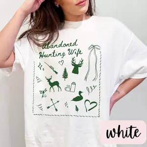 PA- Abandoned Hunting Wives Shirt,He's Hunting,Hunting Wife Sweatshirt,Duck & Deer Season Hunter Lover Gift,Abandoned Wives Club