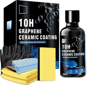 10H Ceramic Coating, Premier  Protective Sealer with Super Hardness Ceramic Top Coat for Rain Repellent, Scratch Resistant, High Gloss Finish &  Longer Protection than Wax -1.7oz