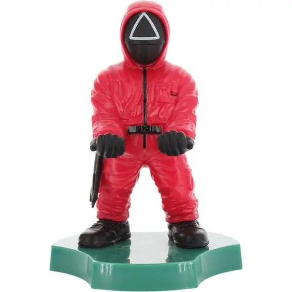 Squid Game: Triangle Guard Holdems, Mini Cable Guys Phone Stand and Device Holder  [COLLECTIBLES] Action figurine/statue