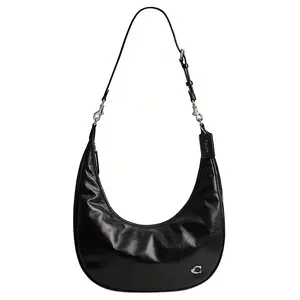 COACH Juliet 37 Leather Single-Shoulder Crossbody Bag for Women in Black