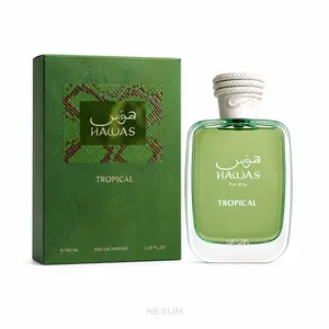 Rasasi Hawas Tropical For Him Eau de Parfum 100ml | Fresh Tropical Men's Cologne | Coconut, Fig & Ginger | Long Lasting Fragrance hawas ice