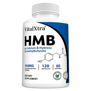 HMB Health Supplement - Supports muscle health, supports endurance, and capacity up to 120 Capsules.