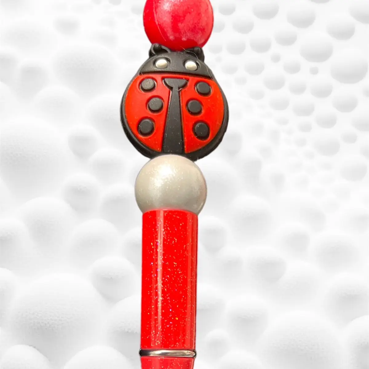 Ladybug Silicone Bead Pen - Writing Tool for Office and School Supplies