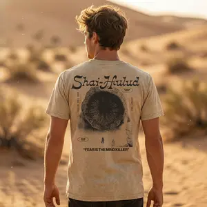 Dune vintage t-shirt, graphic tshirt, sand Classic Tee Gildan 5000, shai-hulud movie teeshirt, sandworm top, retro arrakis merch, al Gaib