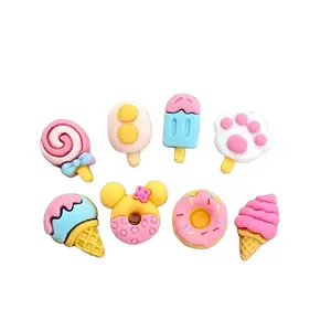 Cute pink mini resin magnetic refrigerator magnet(8 pcs) Decor Decoration Kitchen Plastic
