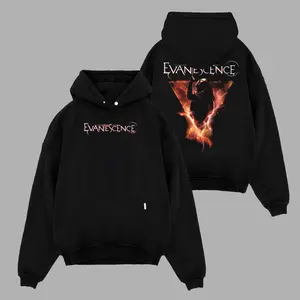 Camiseta Evanescence 2026 Tour Band HOODIE T-Shirt Cotton Tee , Rock Music Lover Shirt, Vintage Band Shirts Casual Comfort Cotton Fabric Fit Top , Top Men's and Women's Clothing .