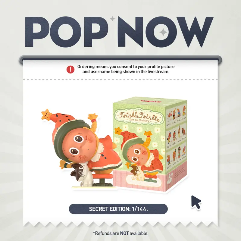 [POP NOW] POP MART Twinkle Twinkle Live the Ordinary Series Figures Blind Box