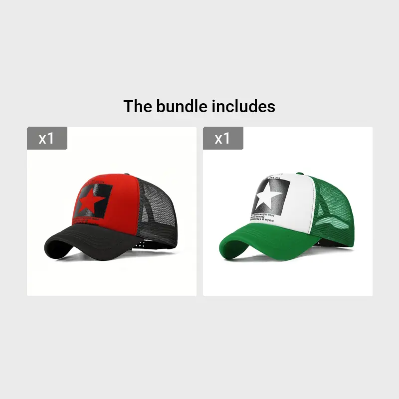 Black+Red]+[Green+White