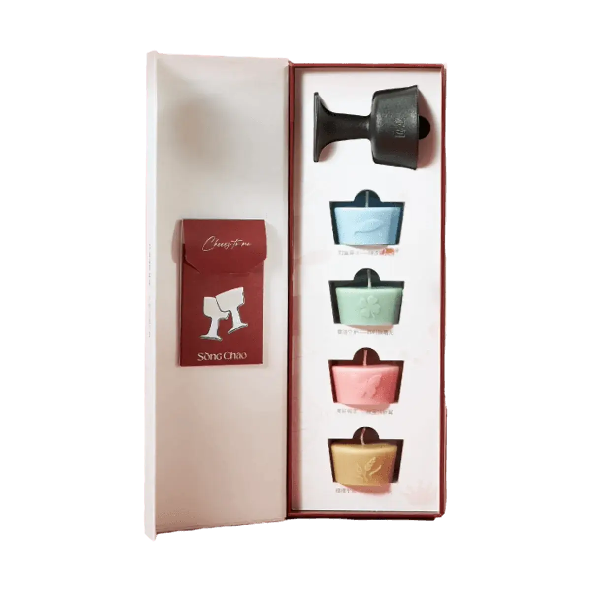 SONG CHAO Scented Candle Gift Set for Celebrations - Romantic Wedding Favors, Birthday Presents, Valentine's Day Gifts for Her