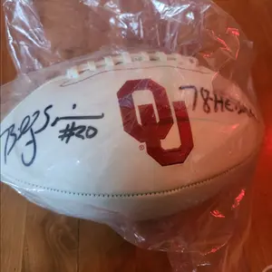 Billy Sims Autographed Football