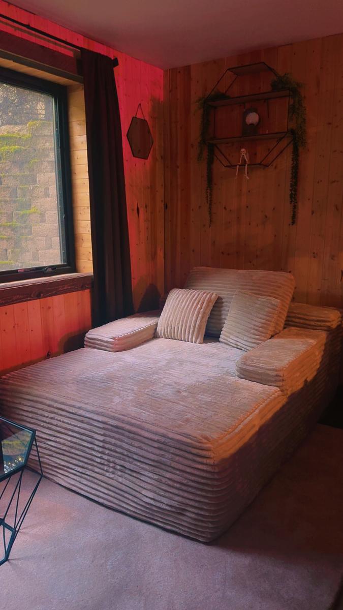 Item: Beige Plush Corduroy