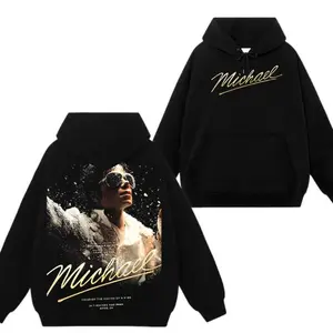 [🕺Graphic Hoodie]Michael Jackson King of Pop Vintage Hoodie & T-Shirt – Wash#16 Retro Graphic Tee, Unisex Oversized Pop Culture Streetwear Pullover, Y2K Fashion Inspired, Retrostyle OOTD, Trending FashionTikTok Outfit, Casual Everyday Street Style