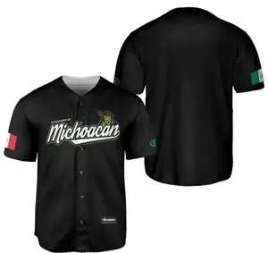 Michoacán Mexico Baseball Jersey, All Over Print Game Day Jersey