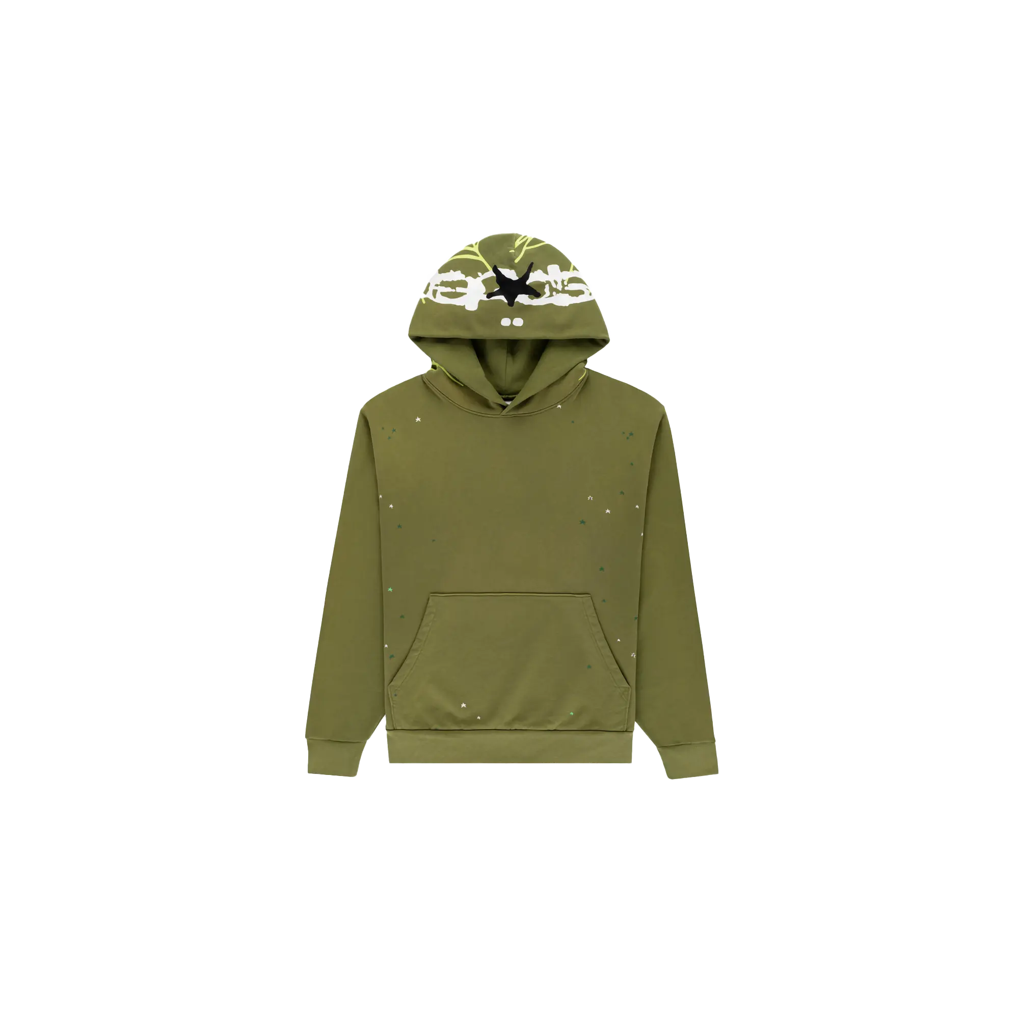 HEAVY WEB HOODIE "Olive" SP5der87