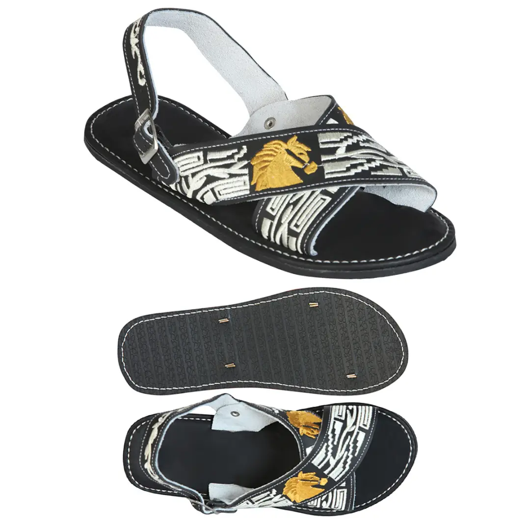 Mexican Artisanal Sandals- Black