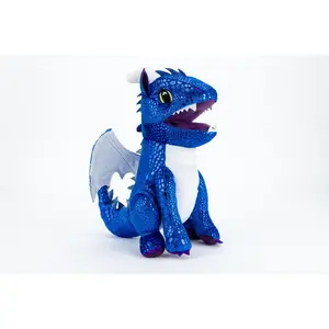 Blue Dragon Plush Dice Bag