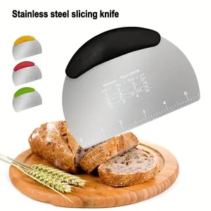 Stainless Steel Dough Scraper, Food Grade Cutting Tool, Pastry Slicer, Bread Divider, Kitchen Baking Essential, Home Cooking Utensil