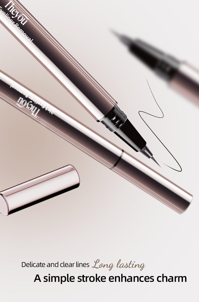【The you】Silky Glide Dual-Ended Eyeliner | Waterproof & Smudge-Proof | 24H Weightless Wear