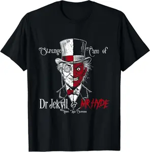 100% Cotton Dr Jekyll and Mr Hyde Vintage T-Shirt