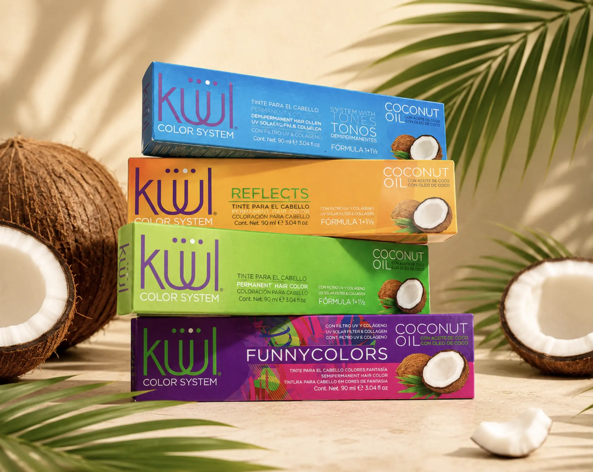 KUUL Color System Permanent Hair Dye - 3.04 fl oz (100ml)