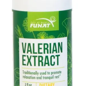 FUNAT Valerian Extract - 2 fl oz - Traditionally Used for Relaxation and Tranquil Rest - Dietary Supplement