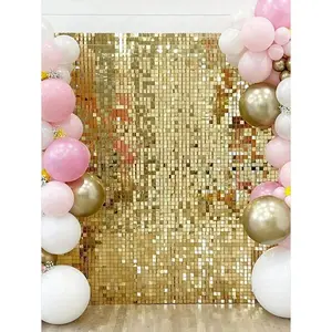 100x200cm Plastic Rain Curtain Background Cloth, Silver Color Home Wall Decor, Party Backdrop for Birthdays, Weddings, Holidays