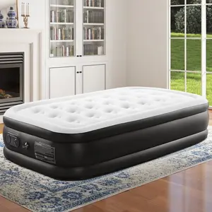 Air Mattress, Inflatable Bed with Built-in Pump, Quick Setup & Comfortable Support for Home and Travel