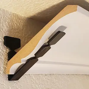 Crown Mate Hanger - an Essential Installation Tool for Crown moldings That assists Contractors and do-it-yourselfers. The Crown Mate Hanger is Suitable for Commercial and Residential use.