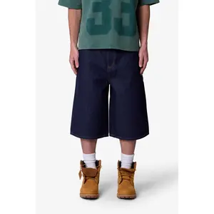 mnml Raw Ultra Baggy Denim Shorts - Rinsed Indigo