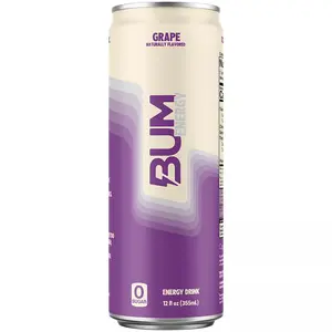 BUM Energy Drink - Grape (12 Drinks, 12 Fl. Oz. Each)