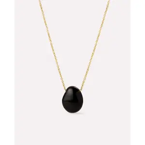 Mini Pebble Necklace - Pebble Mini Black Onyx