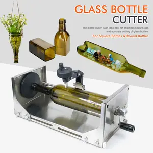 Upgraded Glass Bottle Cutting Tool Set Ii Handwheel Model Wine Bottle Cutting Kit DIY Tools Stainless Steel Cutter Stainless Steel Material