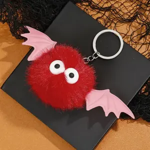 Halloween Furry Bat Key/Phonechain - 5 Color Options - Smartphone Accessories cute keychain