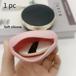 Makeup Sponge Holder, 1pc Dustproof and Breathable Beauty Blender Case, Unscented Portable Powder Puff Storage Container for Travel and Bathroom Accessories, Makeup Box Organizer, Organizing Tools, Makeup Cosmetic Storage