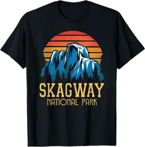 Skagway Alaska Tshirt Men Women Klondike Gold-Rush Souvenirs T-Shirt - Luismrid Shop 63B0DSL78B6H
