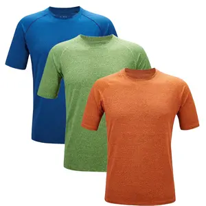 Men's athletic short-sleeve T-shirt, lightweight, quick-drying, breathable—suitable for running, fitness, and other sports.