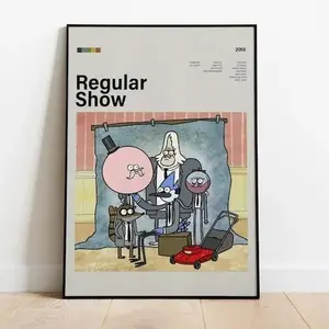 Regular Show, Regular Show Poster, Minimalist Poster