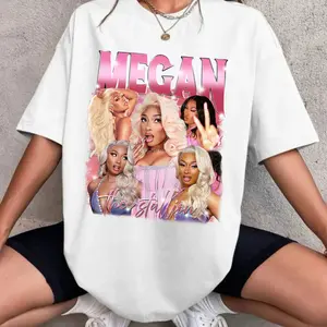 Limited Meegaan Theee Sttallion Shirt, Vintage Meeggan Theee Staallion Shirt, Rapper Meagaan Thee Stallion Bootleg Shirt,Retro Meeegaaan Shirt For Fan