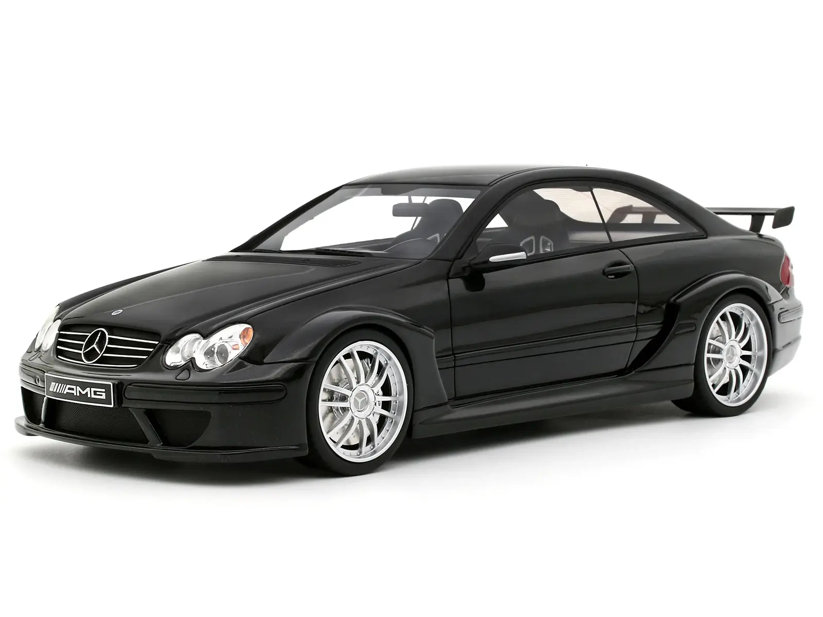 2004 Mercedes-Benz C209 CLK DTM AMG Coupe Obsidian Black Metallic Limited Edition 1/18 Model Car by Otto Mobile