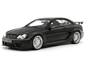 2004 Mercedes-Benz C209 CLK DTM AMG Coupe Obsidian Black Metallic Limited Edition 1/18 Model Car by Otto Mobile