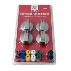 Frigidaire KNOBKIT4S Universal RanAftermarket ApplianceKnob Kit; Stainless Steel