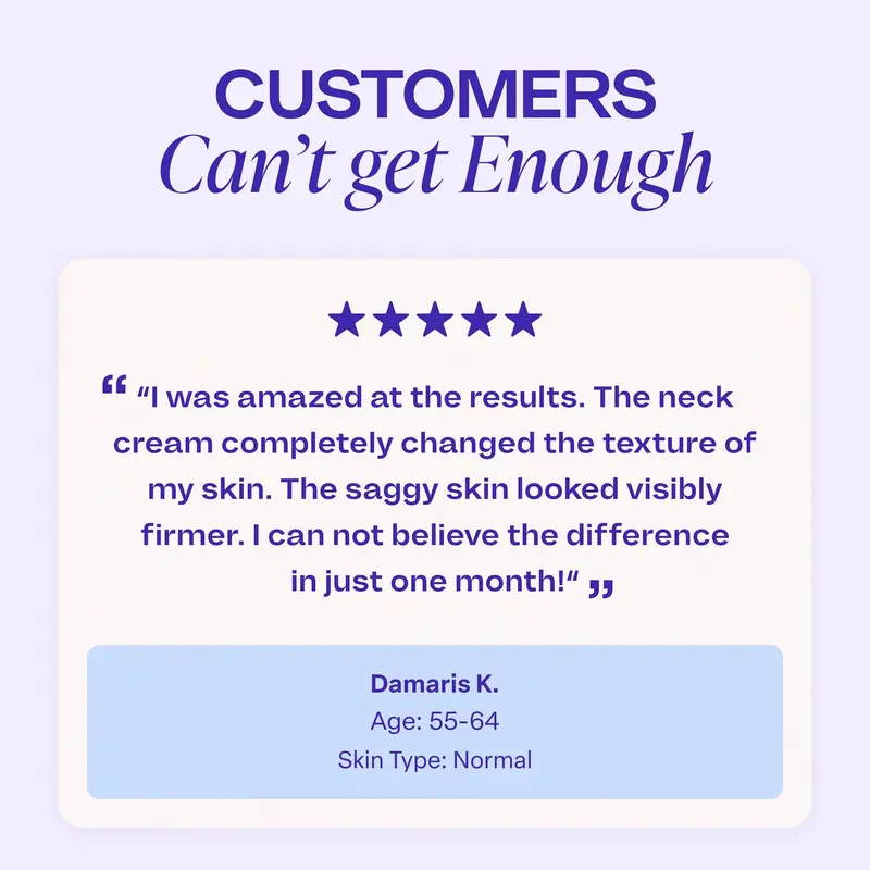 GOPURE Neck Cream Tighten & Lift Firming Cream for Crepey Skin 6