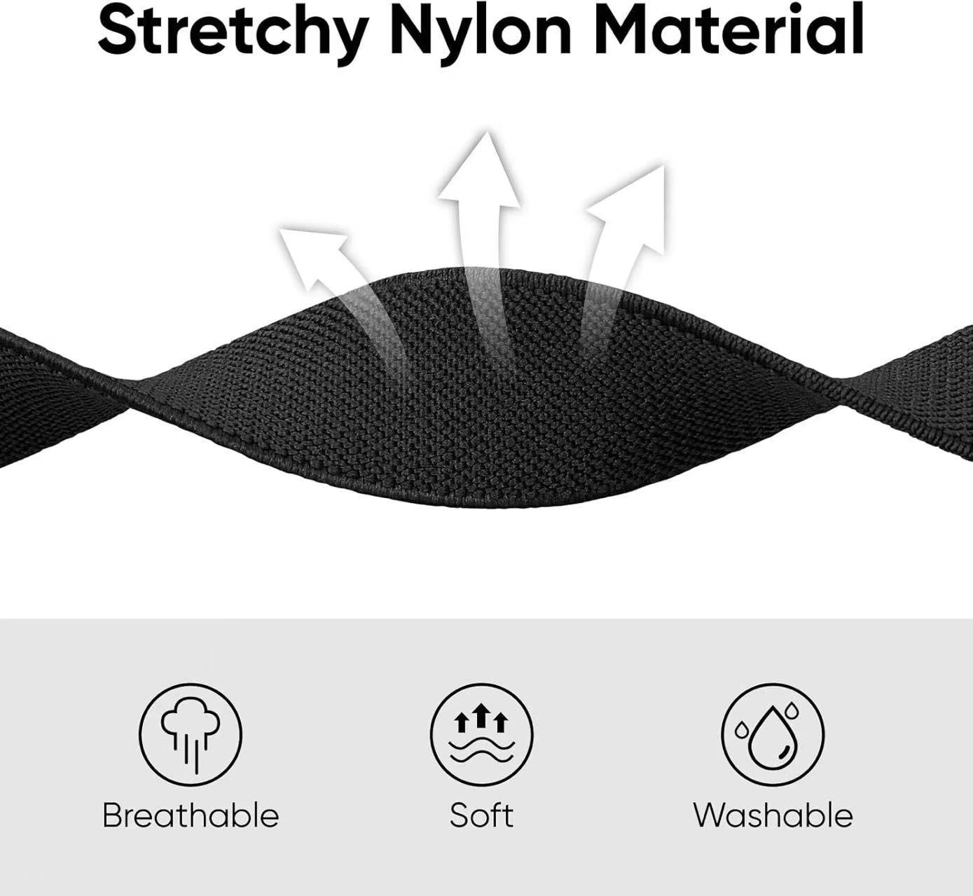 BROULIT 5-Pack Stretchy Nylon Bands Compatible with Apple Watch – Soft Elastic Sport Loop Straps, Breathable Lightweight Adjustable Replacement Wristbands for Ultra 3/2 Series 11/10/9/8/7/SE 38mm-49mm,back to school,back to school haul