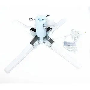 360-degree Rotating Christmas Tree Stand, Foldable Christmas Tree Stand, Built-in Power Outlet Suitable for Artificial Christmas Trees up to 7.5 feet