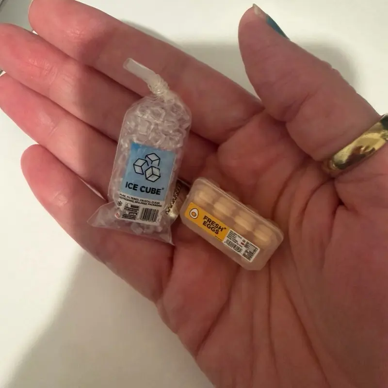 Egg + ice mini brands fridge
