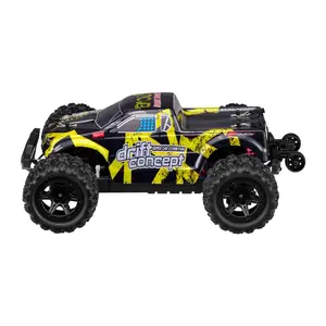 【FathersDayGift】VEVOR Remote Control Car, 1:18 Scale RC Car for Kids, All Terrain 4WD Off-Road Truck with 45° Wheelie & Adjustable Speed, 45 km/h High-Speed Hobby RC Racing Car Toy, Ideal Gift for 8+ Year Kids, IPX4