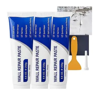 3PCS Drywall Patch Repair Kit 250g Wall Mending Agent Multi-functional Quick-drying Paste Adhesive Heavy Duty Concrete Sealant Waterproof Self-adhesive