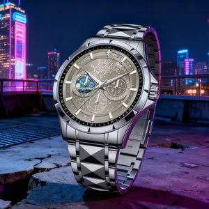 Lushika men's business formal fashion quartz watches.The adjustable strap fits the wrist,stainless steel material, suitable for daily and official wear or as a Christmas/birthday gift for your bf